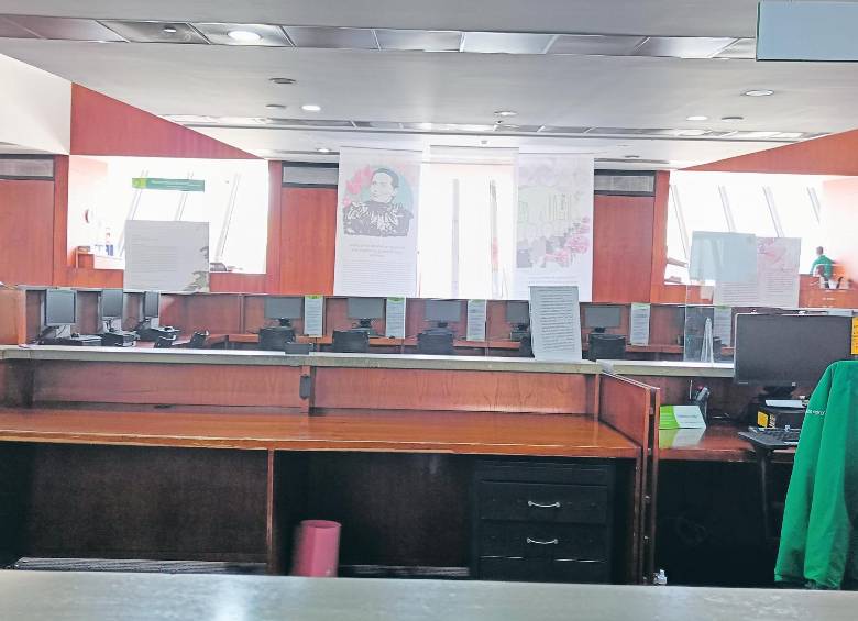 Así luce desde el 13 de diciembre la sala de cómputo para acceder a internet en la biblioteca EPM. FOTO: Cortesía.