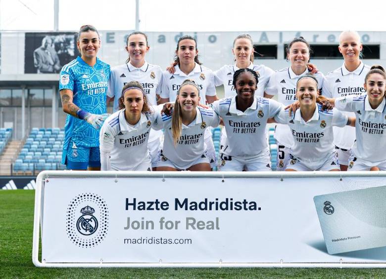 El equipo blanco va de segundo en la liga, a 10 puntos del Barcelona que es el líder. Foto: Twitter @realmadridfem