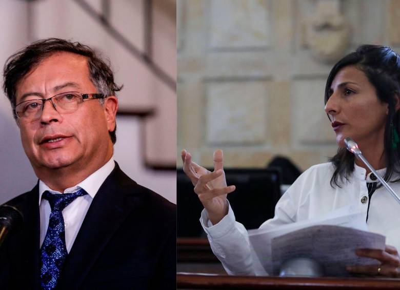 Gustavo Petro pidió no confundir no saber los problemas del ministerio con no saber el reglamento del Congreso. FOTOS COLPRENSA Y CORTESÍA 