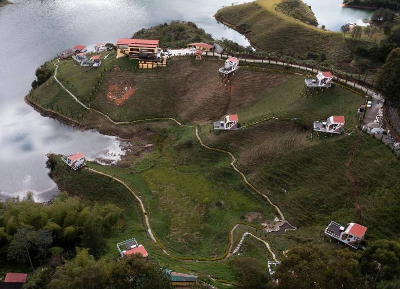 Los grandes proyectos urbanísticos se dan en la zona rural de El Peñol, sobre todo en las cercanías a los espejos de agua. En Guatapé también hay proyectos en sus veredas pero son más pequeños. FOTO Manuel Saldarriaga