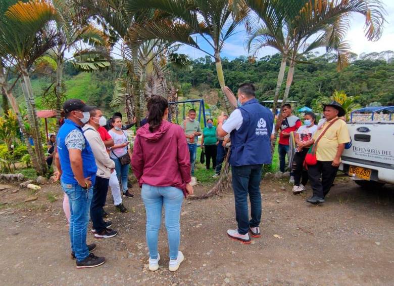 La Defensoría del Pueblo afirmó que está acompañando a los familiares de las víctimas. FOTO DEFENSORÍA DEL PUEBLO