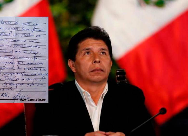 La carta es la primera declaración de Pedro Castilla tras ser detenido el pasado 7 de diciembre. FOTOS EFE Y CORTESÍA 