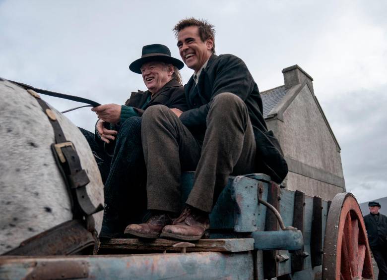 Brendan Gleeson y Colin Farrell son los protagonistas de Los espíritus de la isla. FOTO Cortesía