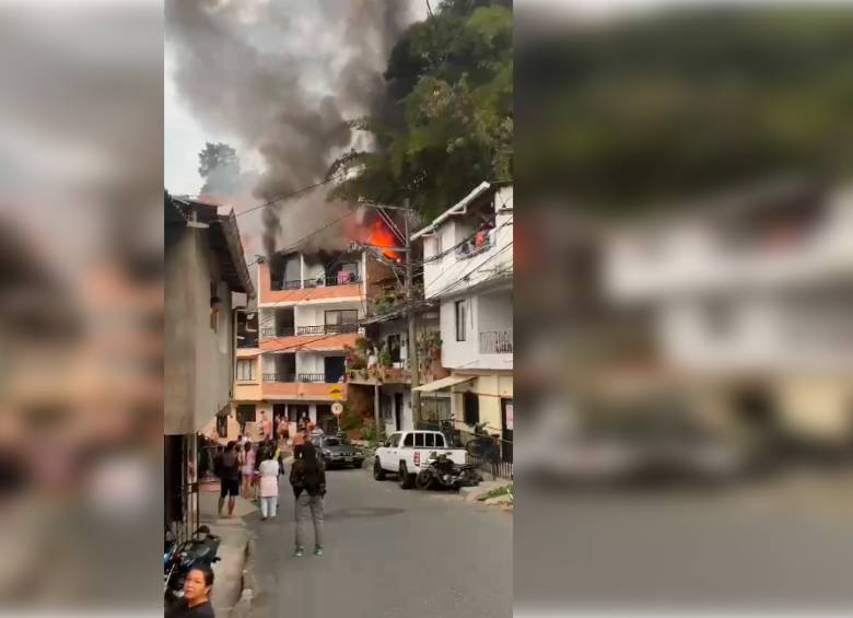 La emergencia se produjo en una casa del barrio Antonio Nariño, durante la mañana de este lunes 6 de febrero. FOTO: CORTESÍA