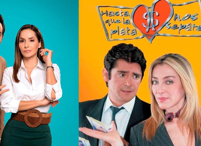 Sebastián Martínez y Carmen Villalobos tienen el reto de superar, o por lo menos igualar, el éxito que tuvieron Marcela Carvajal y Víctor Hugo Cabrera en 2006 como protagonistas de Hasta que la plata nos separe. FOTOS: COLPRENSA
