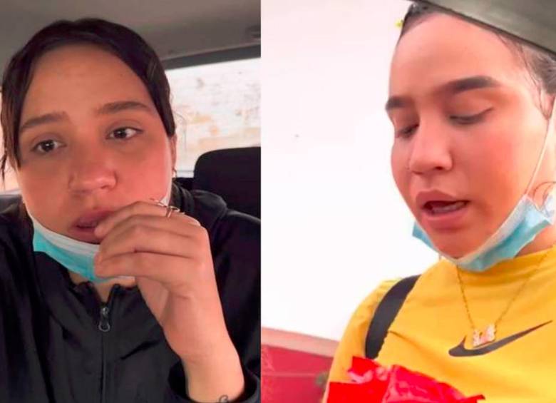 Vende dulces para sobrevivir y ha creado una cuenta de TikTok para promocionarlos por ese canal. Foto: pantallazos videos TikTok. 