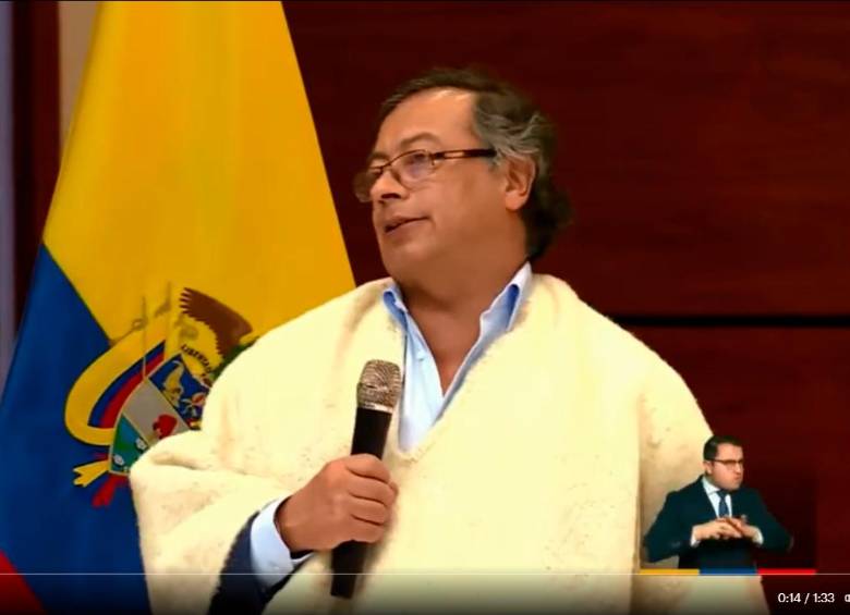 El presidente Gustavo Petro participó en Duitama, Boyacá, en un encuentro de líderes de juntas de acción comunal. FOTO tomada de Presidencia de Colombia