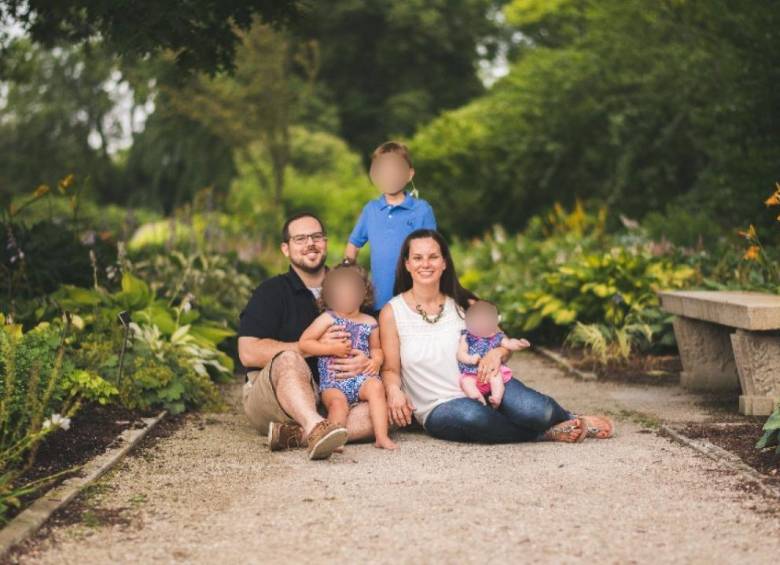 John Poulus vivía hasta hace pocos años con su esposa y sus hijos en Wisconsin, Estados Unidos. Foto: Cortesía.