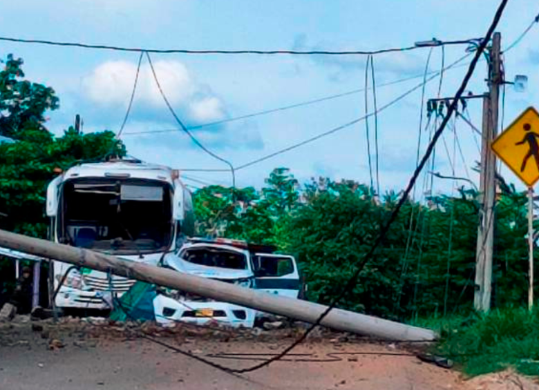 El ataque fue alrededor de las 2:30 p.m. y dejó tres víctimas mortales y varios heridos. FOTO: Cortesía 