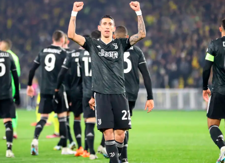 “El fideo” lleva cuatro goles en sus dos últimos partidos en la Vecchia Signora. FOTO EFE