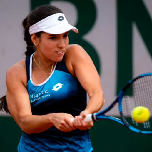 Camila Osorio actualmente ocupa la posición 84 en el ranquin WTA. FOTO GETTY
