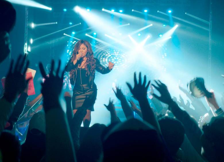 Fotograma de “Jenni”, título provisional de este biopic autorizado sobre Jenni Rivera. Foto: Cortesía ViX
