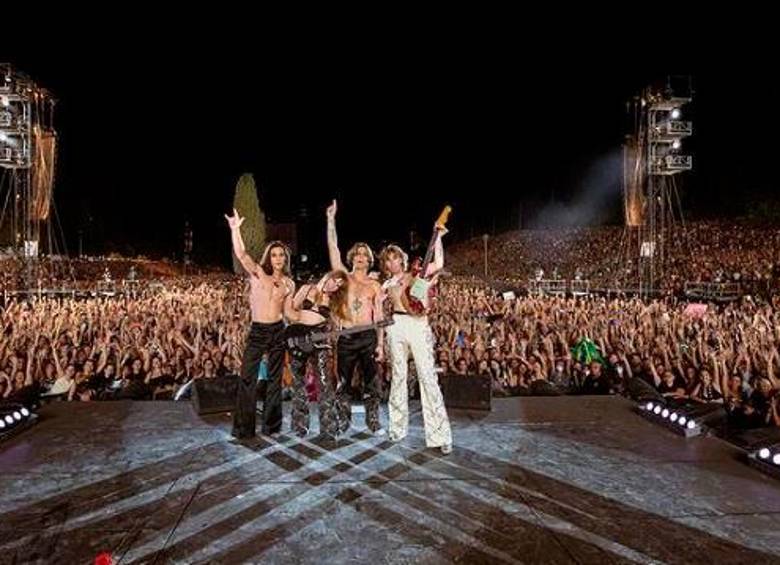 Måneskin, la banda italiana del momento, se sabe “La camisa negra” de Juanes