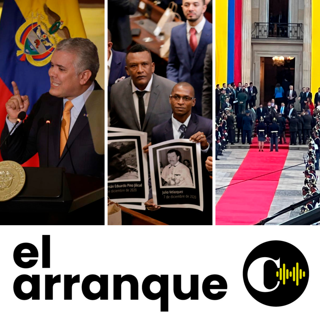 Escuche: entre aplausos, discusiones y chiflidos transcurrió la posesión del nuevo Congreso