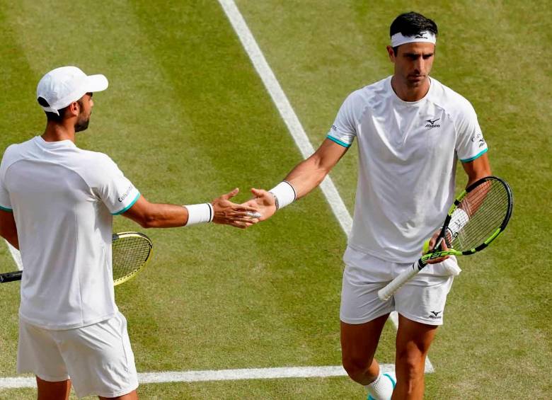 Los colombianos Juan Sebastián Cabal y Robert Farah avanzaron en Wimbledon. FOTO CORTESÍA FEDECOLTENIS