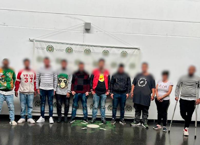 Nueve de los detenidos fueron enviados a la cárcel, mientras dos deberán enfrentar el juicio bajo prisión domiciliaria. FOTO: Cortesía.