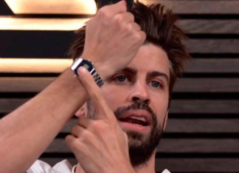 Piqué anuncia que Casio patrocina a su evento de futbol, la King League. Foto: Pantallazo emisión Twitch. 