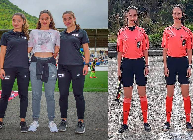 De izquierda a derecha, María Camila, Diana Isabel y Manuela Vásquez Franco, del colegio del departamento de Caldas. FOTO FOTO INSTAGRAM TRILLIZAS_VASQUEZ