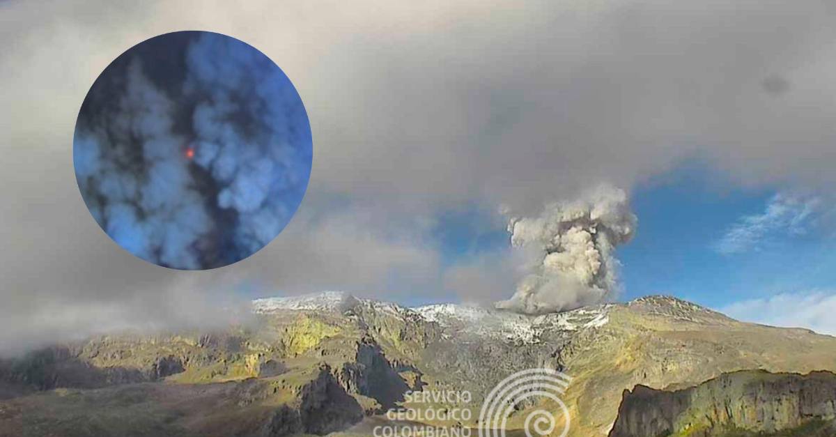 This is what Nevado del Ruiz looks like from space