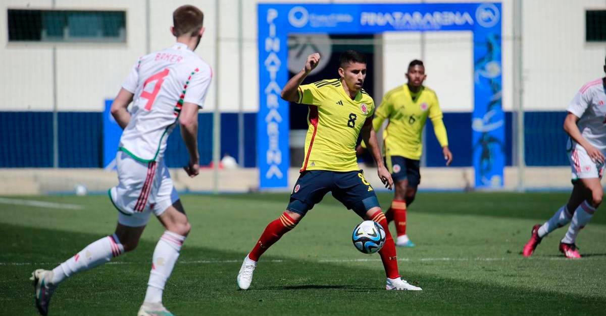 La Selección Colombia sub-20 perdió ante Gales en amistoso preparatorio para el Mundial de Indonesia