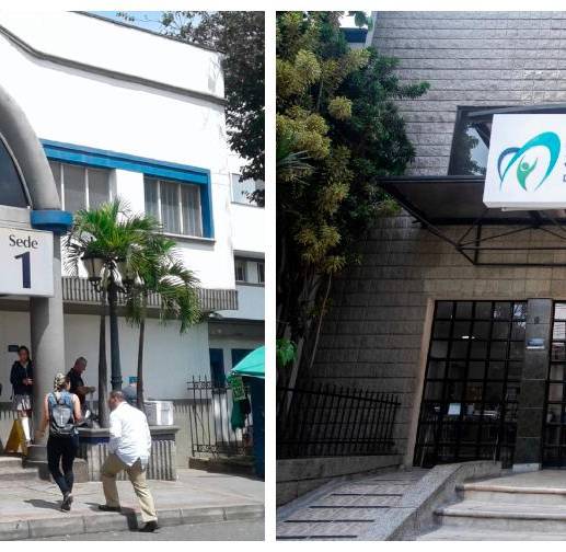 Las dos sedes del hospital San Rafael de Itagüí se verán afectadas por el cese de las actividades de los profesionales que no han recibido sus pagos. FOTO: Manuel Saldarriaga.