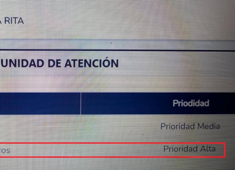 La prioridad de la emergencia, por concepto de los bomberos, era alta. FOTO Cortesía La prioridad de la emergencia, por concepto de los bomberos, era alta. FOTO Cortesía