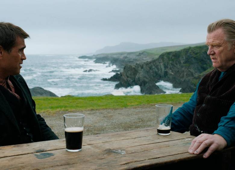 Colin Farrell y Brendan Gleeson son los protagonistas de Los espíritus de la isla. FOTO Cortesía