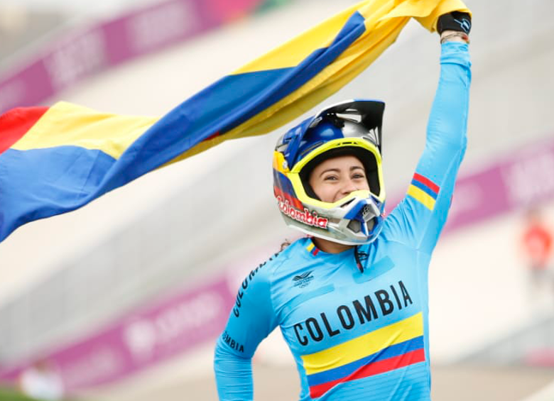 La antioqueña Mariana Pajón logró la medalla de oro en el BMX de los Juegos Olímpicos de Río de Janeiro y de Londres, y contagió en los colombianos la pasión por esta modalidad del ciclismo. FOTO colprensa