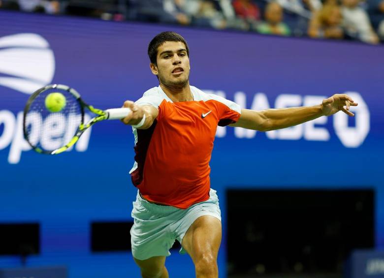 Carlos Alcaraz y Casper Ruud disputarán la final del Abierto de Estados Unidos este domingo y habrá nuevo monarca en la ATP. FOTO: EFE 