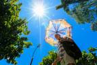 Otros registros que han llamado la atención en estos días de calor intenso son los de radiación ultravioleta. El lunes, por ejemplo, entre las 10:00 a.m. y la 1:30 p.m. el índice UV superó el valor extremo, periodo bajo el cual se necesita protección extra. Foto: Camilo Suárez Echeverry