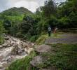 Así están desde hace tres años, cuando una creciente del río Aurra se llevó el puente de concreto y los dejó aislados. Foto: Camilo Suárez