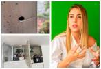 La precandidata hizo la denuncia del ingreso forzado a su sede de campaña. FOTOS Cortesía