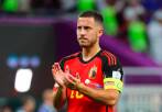 El internacional jugador de Bélgica, Eden Hazard, anunció su adiós de la selección de su país, tras la temprana eliminación del Mundial de Qatar. FOTO EFE 