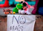 Habitantes de Pitalito marcharon por el pueblo para rechazar el asesinato de María Camila Plazas. FOTO COLPRENSA