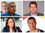 Luis Bernardo Vélez, Eugenio Prieto, Claudia Carrasquilla y Johan Tascón. FOTOS EL COLOMBIANO y Cortesía