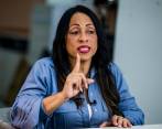 Marelen Castillo ocupa un escaño en la Cámara de Representantes gracias al estatuto de la oposición. FOTO: JULIO CÉSAR HERRERA.