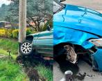 General (r) Rodolfo Palomino fue víctima de accidente de tránsito, del que salió ileso. Foto: Twitter @GeneralPaliomino. 