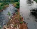 Octavo ataque al oleoducto Caño Limón-Coveñas, en Arauca. Foto: Pantallazos de video @D1Javier. 