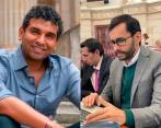 José Jaime y Julián Uscategui serán investigados por el delito penal de asonada durante la moción de censura del canciller Leyva. Foto:Twitter @DavidRacero y @jjUscategui. 
