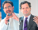 El senador Iván Cepada y el excomisionado de paz, Sergio Jaramillo. FOTOS: CORTESÍA