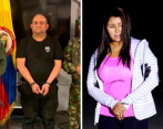 Dario Antonio Úsuga, alias Otoniel, y su hermana, Nini Johana Úsuga, alias negra. FOTOS: CORTESÍA