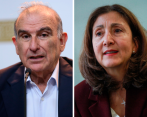 Humberto De la Calle e Ingrid Betancourt. FOTO: COLPRENSA