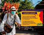 Este fue el anuncio de la alcaldía donde especificó que ya no había más boletas disponibles. FOTO: EL COLOMBIANO Y CORTESÍA