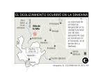 El deslizamiento se registró en el kilómetro 8 de la vía que aún está en construcción, por lo que no afectó la movilidad en la zona, ni implicó cierres en la Troncal del Café. Solución aún está en estudio. FOTO camilo suárez