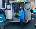 Las ambulancias con fallas en sus equipos estaban en dos estaciones de bomberos de Medellín. FOTO: CORTESÍA DE PERSONERÍA.