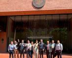 Quintero viajó con Diana Osorio, Esteban Restrepo, Alejandro Toro, Albert Corredor y su esposa, y el equipo jurídico. FOTO cortesía