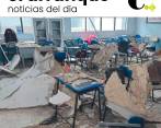 Estaba advertido: 15 alumnos heridos por caída de techo 