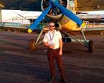 Esta fue la avioneta de origen cubano que logró aterrizar en Florida, Estados Unidos. Fotografía tomada de redes sociales. 