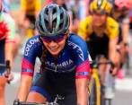 Lina viene de ganar tres medallas de oro en el Nacional de pista en Cali. Es figura en ruta. FOTO CORTESÍA Colombia Tierra Atletas