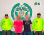 Las capturas de estos dos hombres fueron realizadas por la Fiscalía y la Policía. FOTO: CORTESÍA